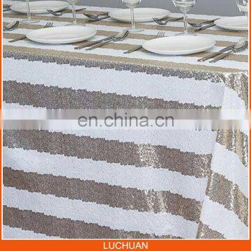 Wholesale Good Quality Popular Round Banquet Sequin Tablecloth