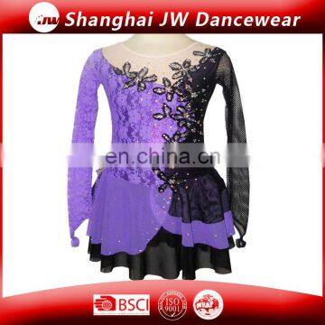 Classic Purple Ice Skating Dance Dresses