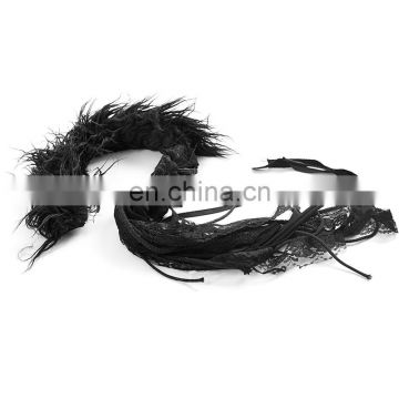 Gothic fetish Punk Rave black headwear mohawk S-196