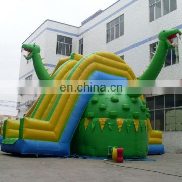 mini Suction dinosaur inflatable slide for kids play