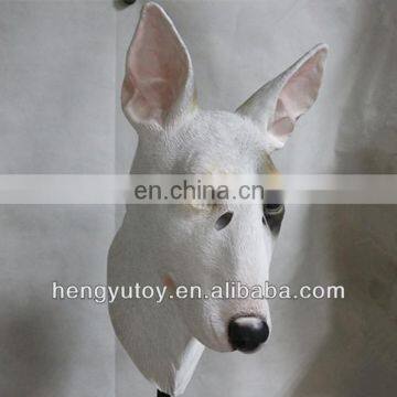 New ! Hot ! Realistic Popular Bull terrier Dog CosutmeClassic Animal Dog mask for halloween Party