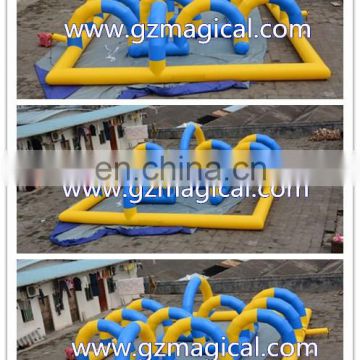 Mini inflatable race car track for sale