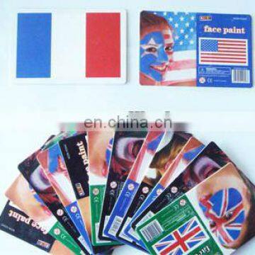 Flag face paint sticker