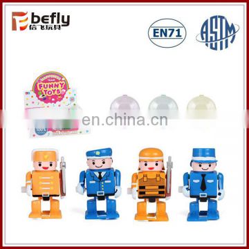 Kids ECO plastic wind up toys figures police