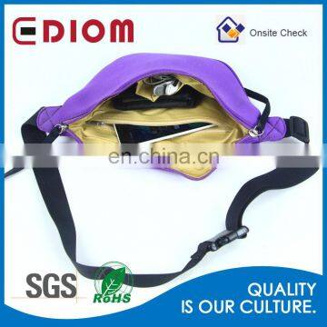 2016 high quality neoprene waterproof wholesale running waist pack