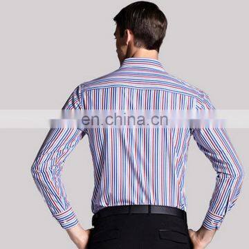 T-MSS553 Casual Men Long Sleeve Striped New Model Shirts photo-2