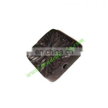 Wooden Ebony Beads, color black, size 6x22mm, weight approx 2.86 grams BWEBN0009