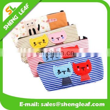 2016 custom printed large rainbow pencil case