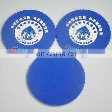 Good quality and cheaper soft pvc rubber coaster,cup mat