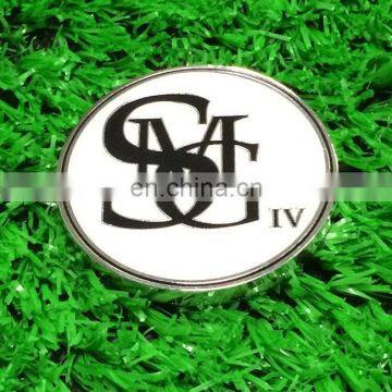 Enamel magnetic custom golf poker chip ball marker with company logo