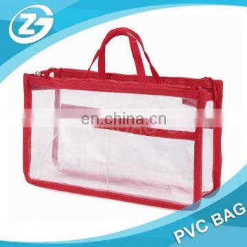 Transparent PVC And With Pocket Shopping Bag photo-5