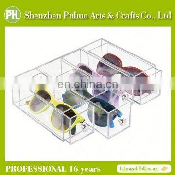 Cheap Perspex Sunglasses Wall Displays, Clear Plexiglass Display Stand