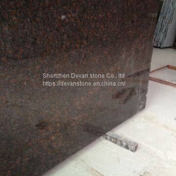Tan Brown Granite Floor Tiles Kitchen Countertops Polished photo-5