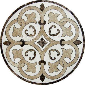 Arabic Marble Floor Flower Tile Waterjet Medallion photo-3