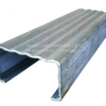 Galvanized steel channel