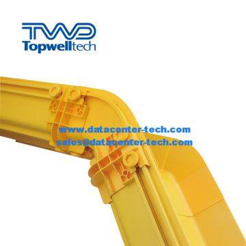 Hot Sale 2019 PVC ABS Yellow Plastic Fiber Cable Tray Trunking For Network