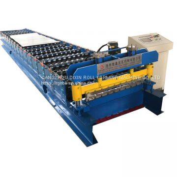 New design Trapezoidal Metal Roofing Wall Panel Tile Roll Making Machine