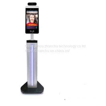 China Factory 8inch Thermal Imaging Face Recognition With Mask Temperature Scanner Infrared Human Body Temperature Measurement photo-3