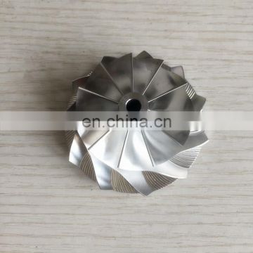 GT2867 49.70/67.40mm 11+0 Blades turbo billet/aluminum 2618/milling compressor wheel for Racing