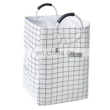 Double Handle Laundry Hamper Bag Easily Transport Foldable Large Laundry Basket