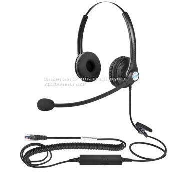 China Beien A26 RJ telephone call center headset noise-cancelling headset customer service gaming headset