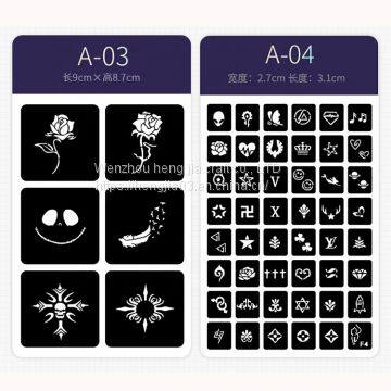 Waterproof Temporary Tattoo Sticker Black Disposable Hand Arm Girl Boy Body Sticker Tattoo Stencil For Tattoo Ink photo-2