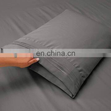 Embroidery Fashion 4Pcs Bedsheet Set 1800 Thread Count Microfiber Edding Sets Queen photo-5