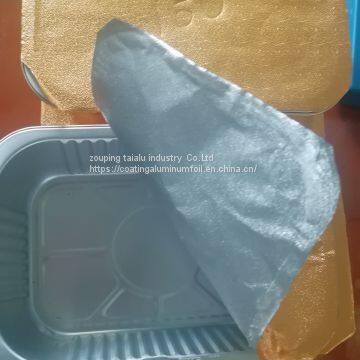 Golden Aluminium Foil With PP Film for Food Container Lid photo-2