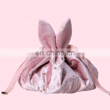 RAWHOUSE Ins Hot Sale Velvet Cosmetic Bag Case Pink Woman Handbags Cosmetic Pouch Carry Travel Storage Makeup Bags photo-6