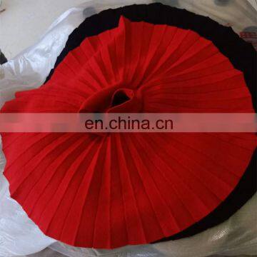 2020 New autumn girls childrens red black knit skirt