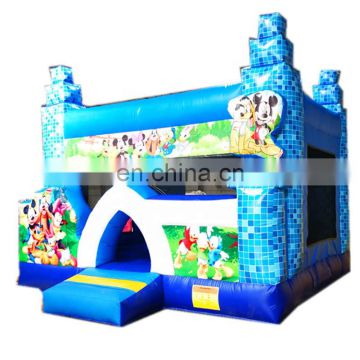 Outdoor Playground Mouse And Donald Duck Blow Up Bouncer For Children Play Center