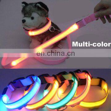 Wholesale Factory Manufacturer Retractable Led Pet Dog Leash and Collar Set With Led Light photo-2