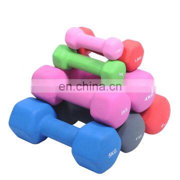 Custom Logo Hand Held Vinyl Dip Dumbbell For Sale