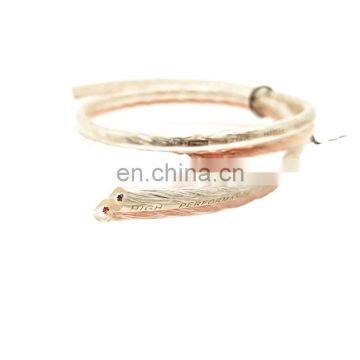 Transparent Soft 2 Core Copper Ofc 14 Awg Audio High Quality Hifi Loud Speaker Cable photo-2