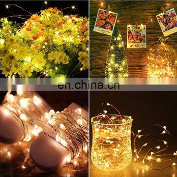 2M 20LEDS Silver Copper Wire Waterproof LED String Light for Festival Christmas Wedding photo-7