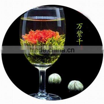 China Beautiful blooming tea,flowering tea ball,Chinese Handcrafted Blooming flower Tea