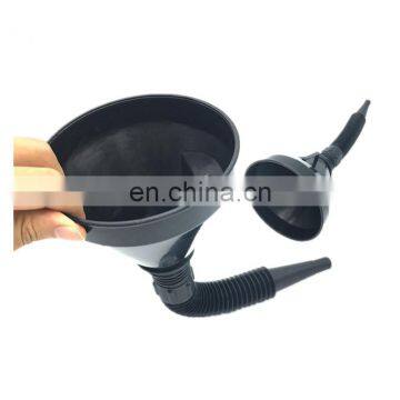 Car Auto Flexible Spout Plastic Oil Filter Funnel Automotive Funnel Tools