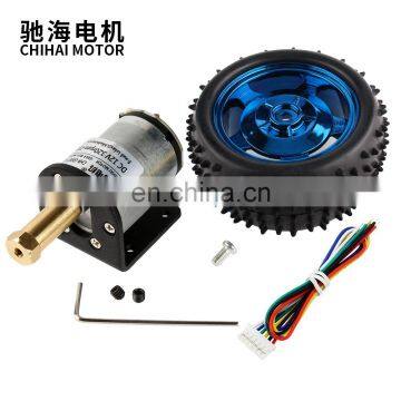 ChiHai Motor CHR-GM37-520ABHL 60mm Metal Mecanum Wheel With 12v Encoder Motor for DIY RC Car photo-2