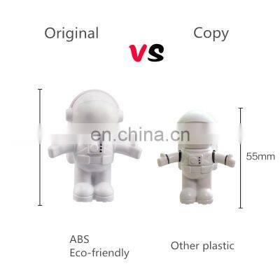 Gift 2020 Flexible Gooseneck Astronaut Night Light Portable USB LED Lamp With Helmet Switch photo-3