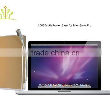 Mobile universal laptop power bank power bank with rohs CE 6pcs cell quantity with 40cm MAC BOOK power cord