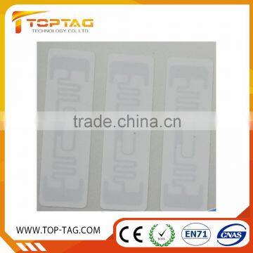Aluminum etched rfid uhf wet inlay