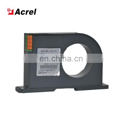 Acrel AC current sensor input:AC 0-600A output:DC 4-20mA/0-20mA diameter:50mm CT class 0.5 0.2 current transducer BA50-AI/I