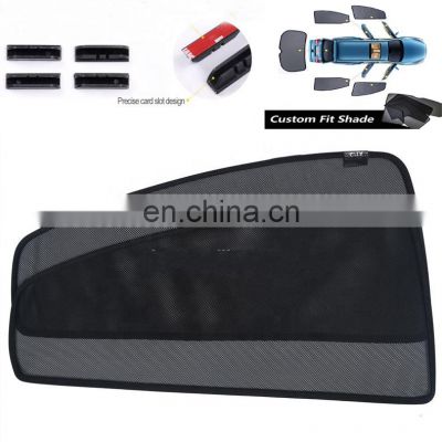 Custom-Fit  Car  Sunshade Luxury Car Mesh Sun Shade Portable  Car Side Window Curtain for Audi 5PCS