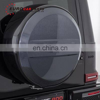 w464 w463a w463 gclass g500 g550 g350d cover tyre dry carbon fiber material wheel tire cover 1990-2021y spare wheel covers