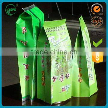 Wholesale custom printed aluminum foil food packaging 3 side seal tea bag