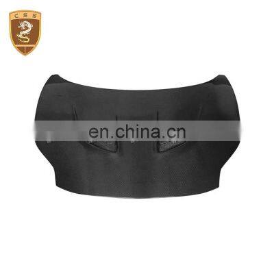 Black Sails Style Carbon Car Engine Cover Vents Hood Bonnet For Ferrari 458 photo-4