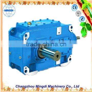 changzhou machinery H/B Serial Helical / Bevel Transmission Gear box Parts With Electric Engine motors with reduction gear