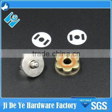 Quincunx Thin Brass Nickel Magnetic Button photo-3