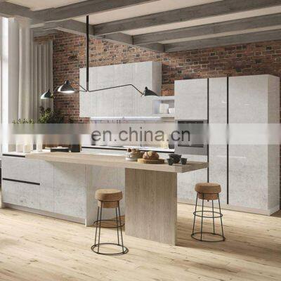 Modern DesignShaker Style Kitchen Cabinet Painting Lacquer Melamine Finish Kitchen Cabinets photo-5