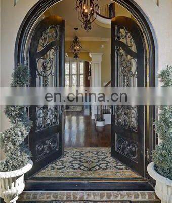 Home Wrought Iron Double Door Model Designs photo-5